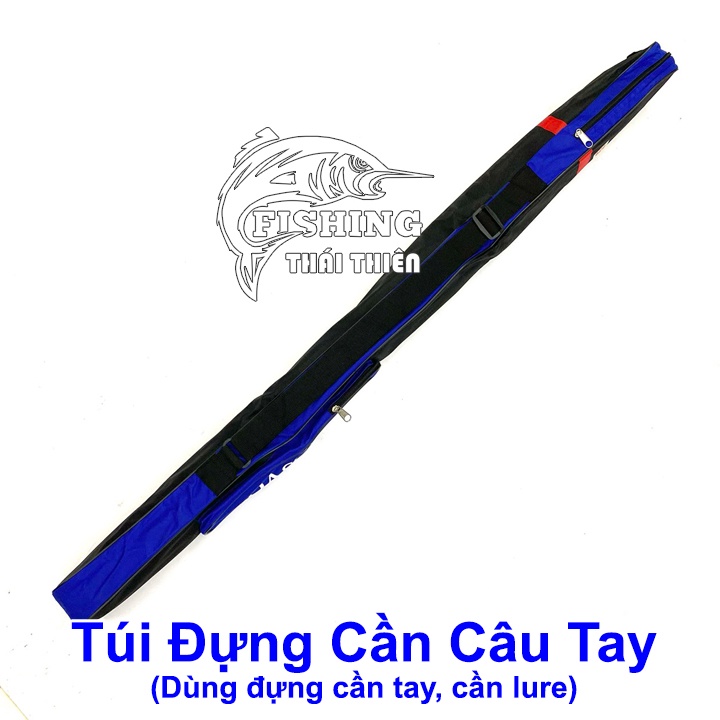 Túi Đựng Cần Câu Cá, Bao Cần Tay Coastline Xanh Đen  Cao Cấp Siêu Bền 75cm, 120cm Có Chống Thấm