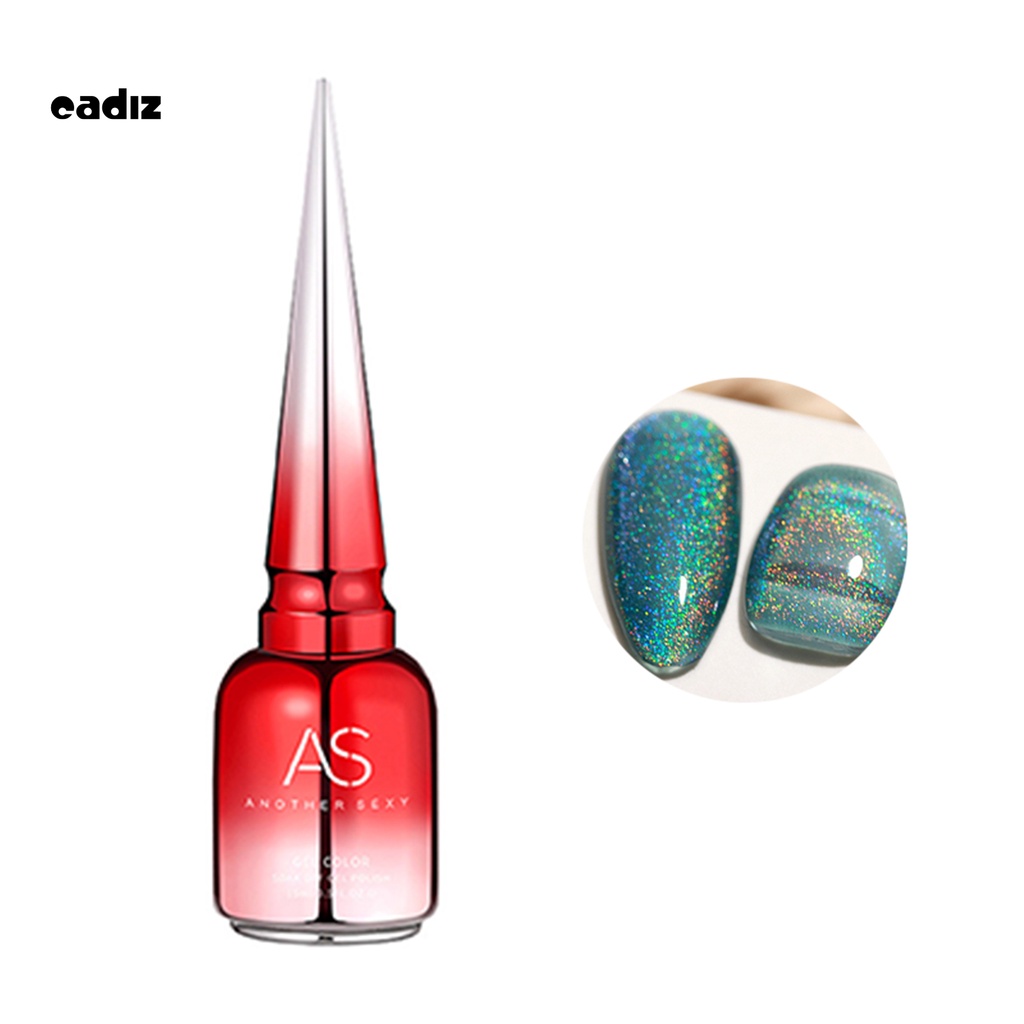 [Hàng mới về] Gel sơn móng tay mắt mèo cầu vồng phản quang tự nhiên khô nhanh cho salon