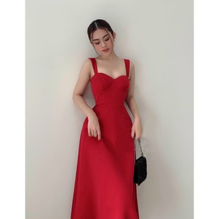 Đầm váy freesize dây cúp ngực 2 màu