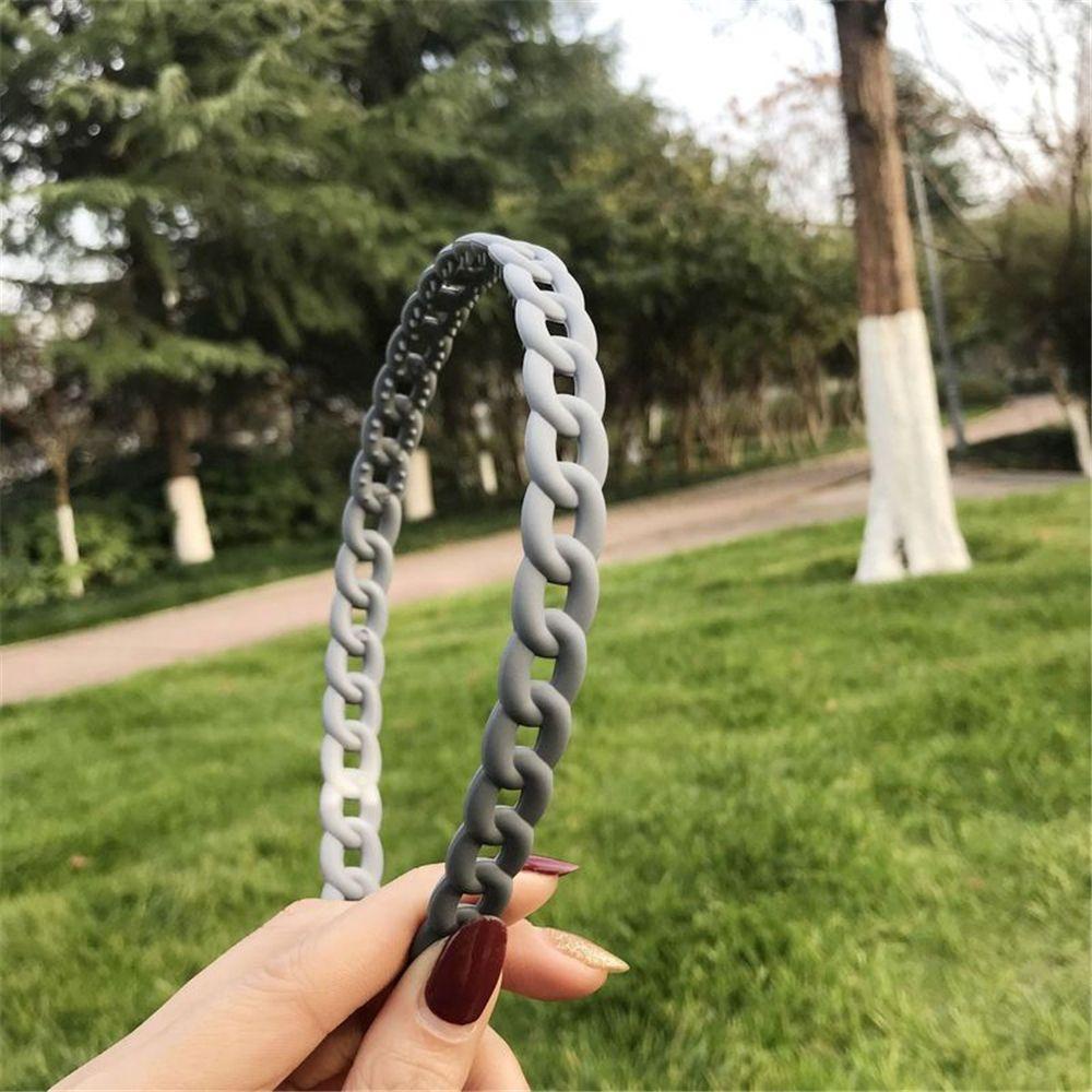 ROWANS Băng Đô Cài Tóc Phong Cách Vintage Đơn Giản Cho Nữ Mờ / Matte
