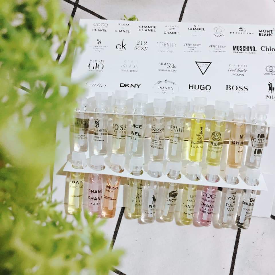 Set 20 nước hoa mini | Thế Giới Skin Care