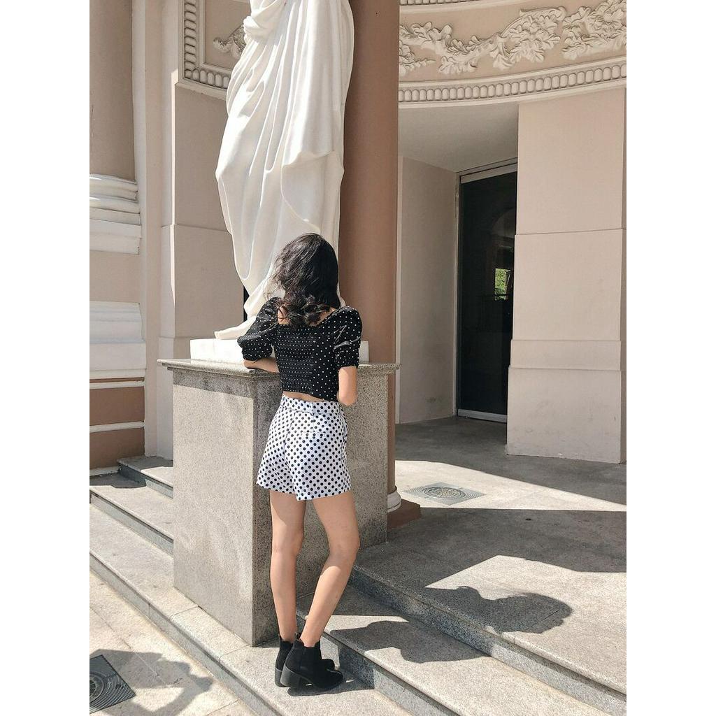 Quần short MIEU trắng bi - DAU104