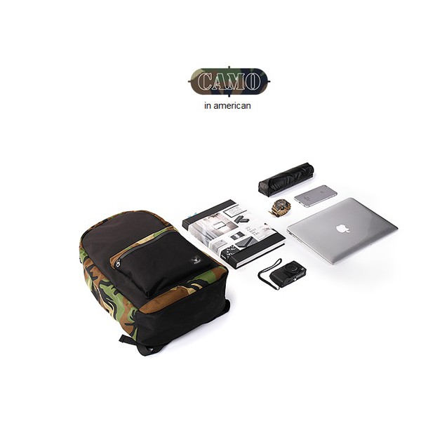Balo Thời Trang Praz- Camo Quân Đội BL168 | UnI 4Life