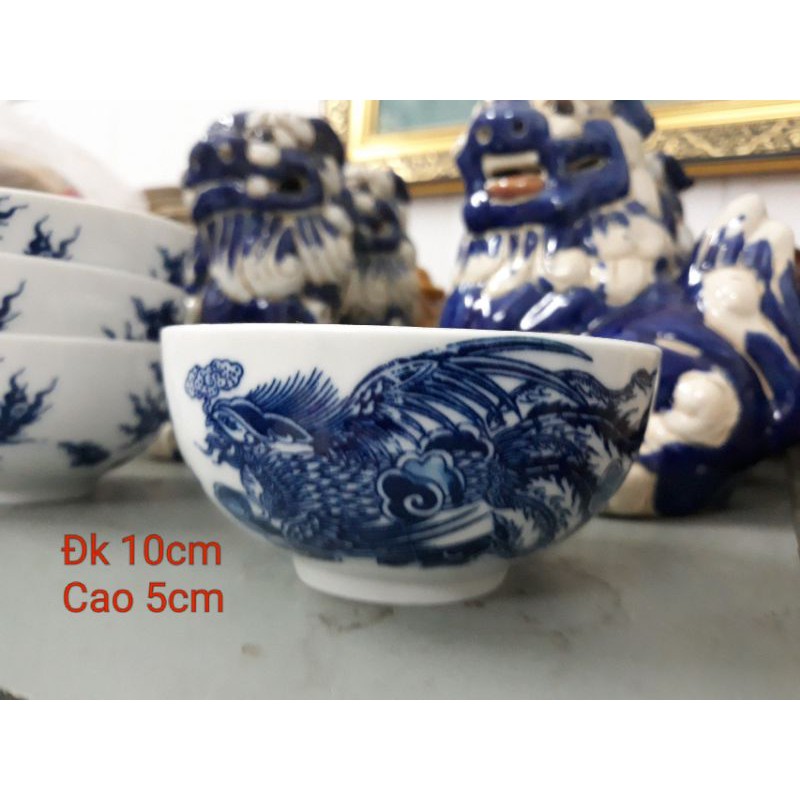 Chén cúng Long phụng Bát Tràng cao cấp