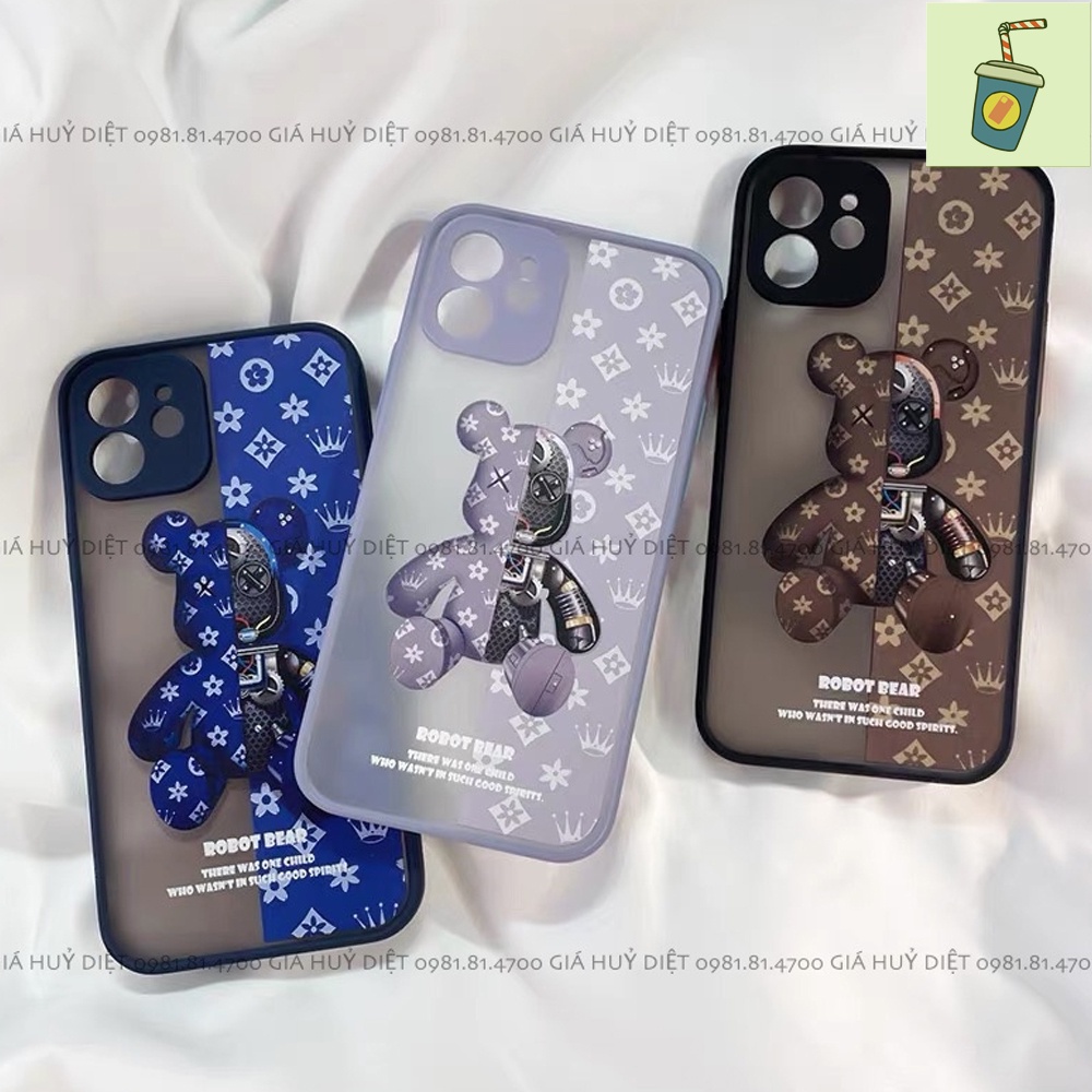 Ốp lưng điện thoại i phone ROBOT BEAR LV 6plus 6splus 7 plus 8plus X Xr XsM 11 12 13 Promax - RS Store