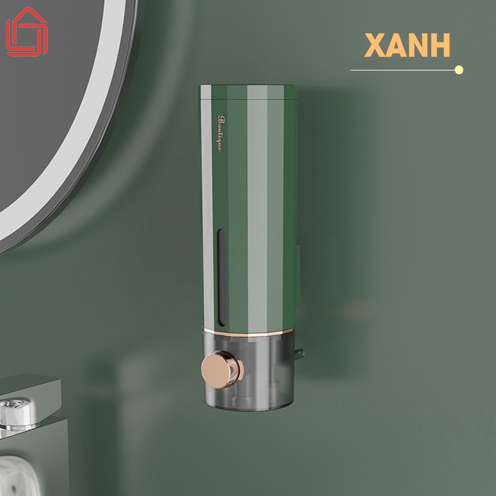 Bình Đựng Nước Rửa Tay Hộp Đựng đựng Dầu Gội Sữa Tắm Gắn Tường Cho Phòng Tắm Nhà Vệ Sinh,Khách Sạn 450ml