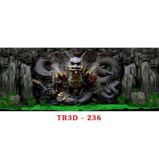 Tranh 3D dán bể cá (kt 50x30;60x40;80x40;90x45;100x60;120x60;150x60cm)