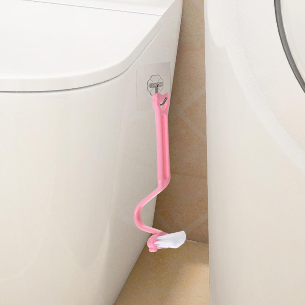 Bàn Chải Vệ Sinh Toilet Dạng Cong Hình Chữ S Tiện Dụng Cho Gia Đình 2020