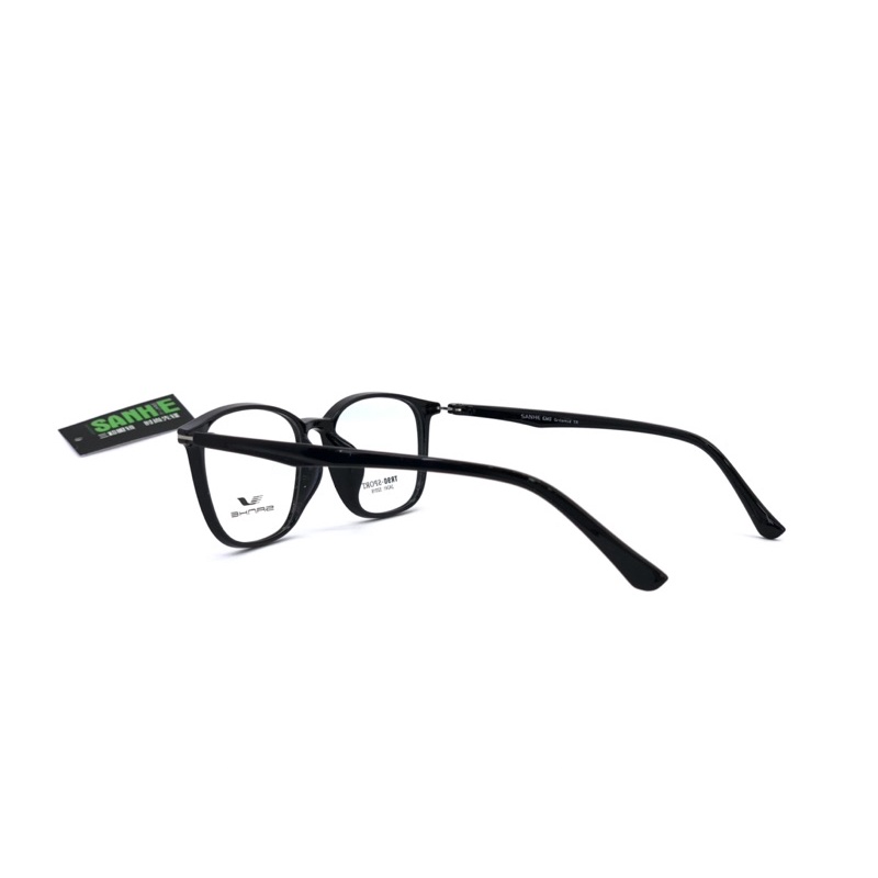 Gọng kính cận mắt vuông chất liệu nhựa dẻo SANHE TR90_24241
