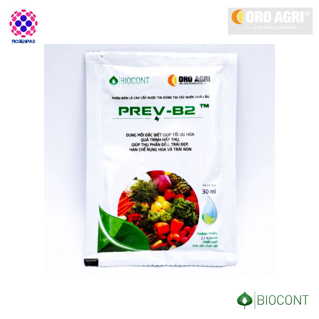 Phân bón lá - PREV-B2 - Gói 30ml