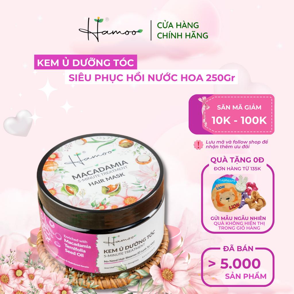 Kem Ủ Tóc Nước Hoa HaMoo 250gram Giúp Phục Hồi Tóc Suôn Mượt Hương Thơm Đến 48h