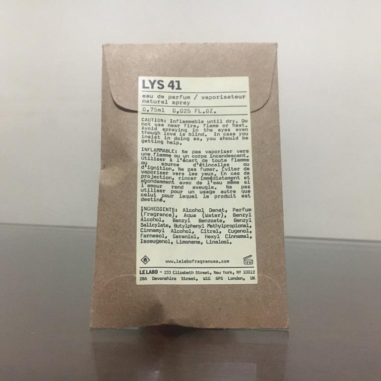 Vial Nước Hoa Niche Lys 41 Dạng Xịt 5ml-10ml