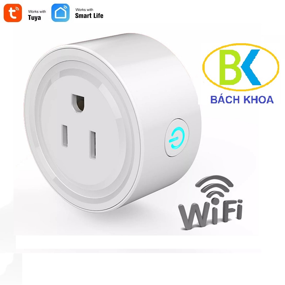 Ổ Cắm Hẹn giờ tự động tắt mở qua wifi, 3G App Smart Life/ Ewelink 10A, điều khiển bằng giọng nói Google &amp; Alexa