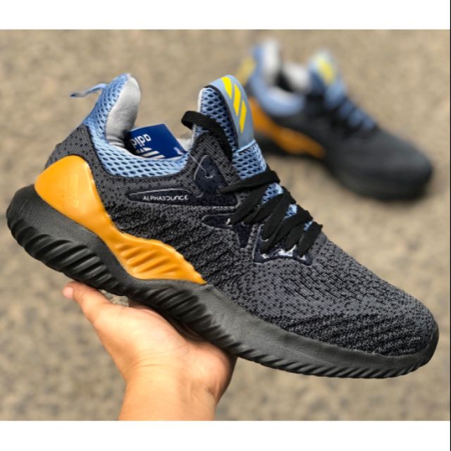 [Full box] Giầy Alphabounce đen vàng nam