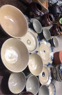 Set gốm Việt + Lu uống bia