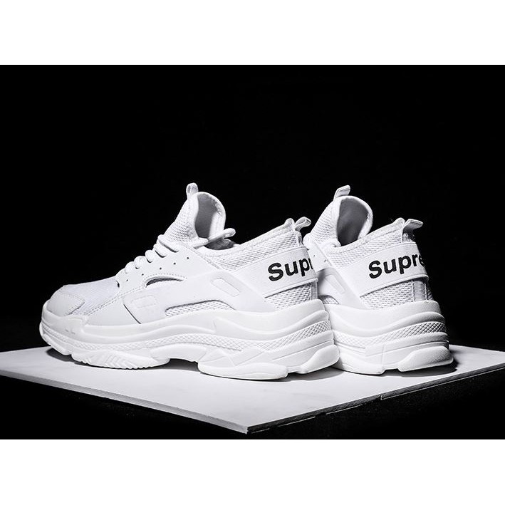 Giày thể thao, giày sneaker, giày nam siêu nhẹ (màu trắng) | BigBuy360 - bigbuy360.vn