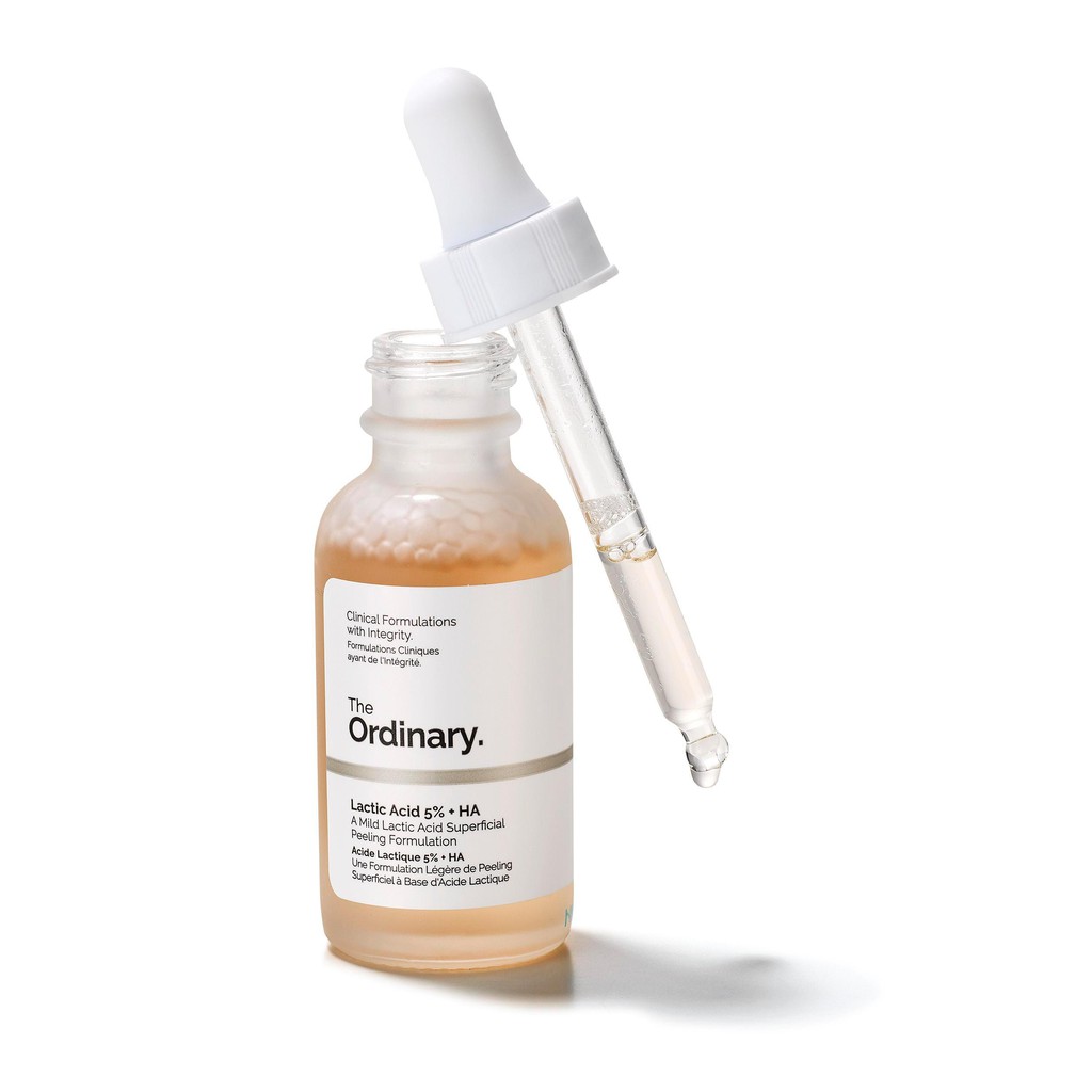 [BILL CANADA] Serum The Ordinary Lactic Acid 5% &amp; 10% +HA tinh chất giúp tẩy da chết, làm sáng da, chống lão hóa 30 ml