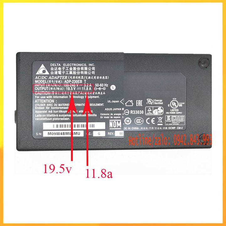 Sạc laptop MSI P65 19.5v bảo hành 12 tháng_hàng chất lượng