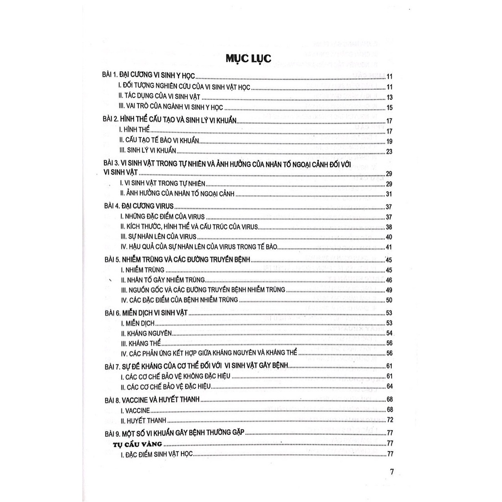 Sách - Vi Sinh Y Học - Dùng Cho Đào Tạo Cao Đẳng Y Học