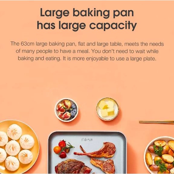 Bếp Từ Đôi Đa Năng Xiaomi Mijia MDCLD01ACM - Kèm Chảo Nướng Tiện Lợi - Kết Nối APP Thông Minh - Hàng Chính Hãng