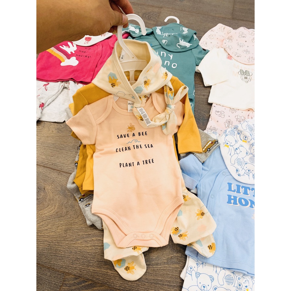 Set bộ sơ sinh 5 chi tiết PL cho bé