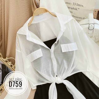 SET ĐẦM ÁO SƠMI [ BIGSIZE 60-90KG ]