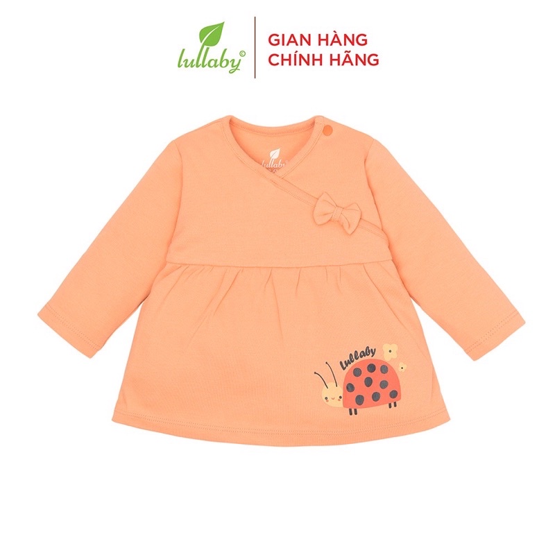 Áo cổ tim  bé gái lullaby (6m-4y)