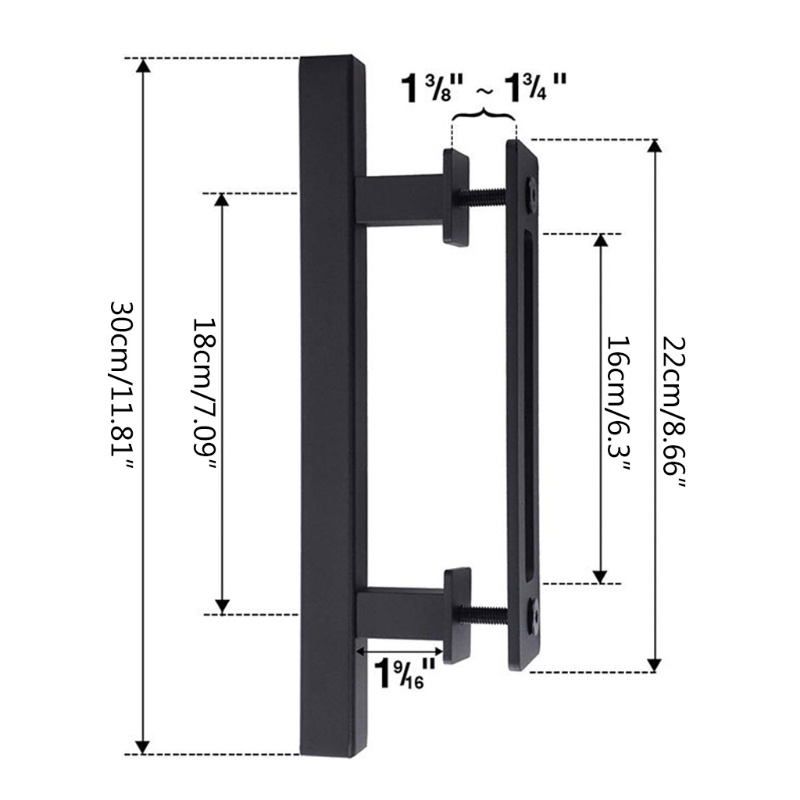 Tay Nắm Cửa Kéo Bằng Thép Carbon Tinh Tế Tiện Dụng Cho Gia Đình / Văn Phòng