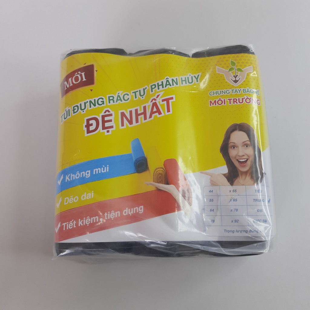 2kg Túi đựng rác đen