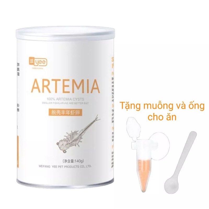 Artemia sấy khô - artmia thức ăn cá cảnh giàu dinh dưỡng và tiện lợi