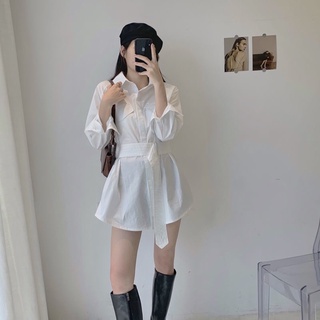 ĐẦM TRẮNG CÓ DÂY RÚT EO TÔN DÁNG