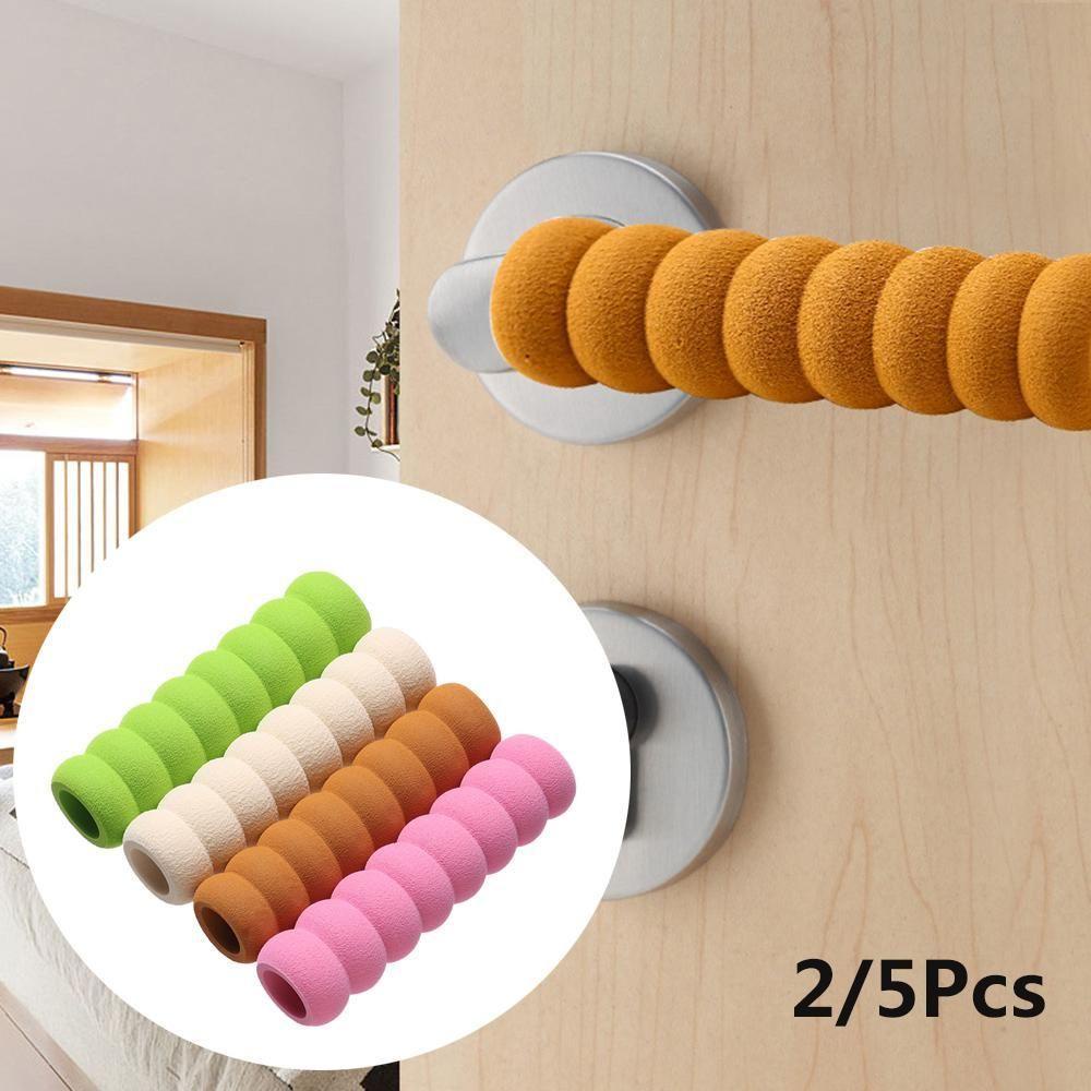 PISTA Set 2 / 5 Miếng Bọc Tay Nắm Cửa Mềm Mại Chống Tĩnh Điện Bảo Vệ An Toàn Cho Bé