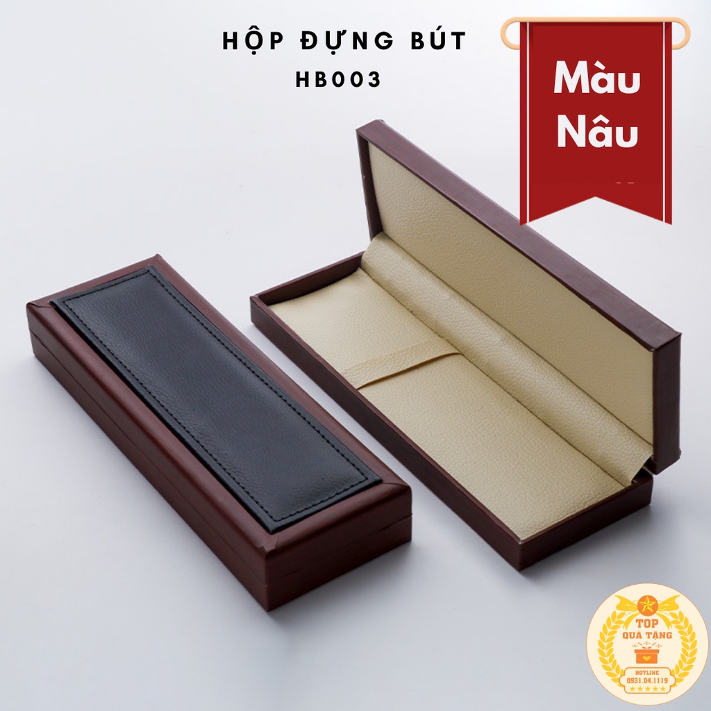 Hộp đựng bút, hộp bút da PU cao cấp HB003