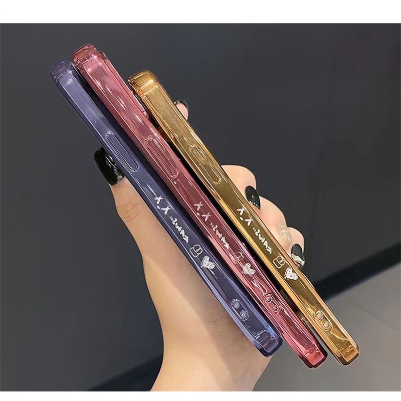 Ốp Điện Thoại Họa Tiết Kaws Mạ Điện Cho iPhone 13 Pro MAX 12 Pro MAX 11 Pro MAX X XS MAX XR 7 Plus 8 Plus