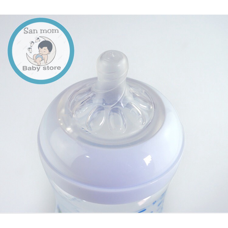 Bình Sữa Avent Natural 125/260/330 ML Chính Hãng Cho Trẻ Sơ Sinh, Nhập Khẩu Anh, Đủ Size Núm 0/1/2/3/4/3+