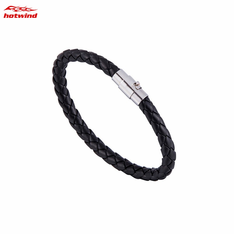 Vòng Tay Da Kiểu Dáng Đơn Giản 3mm
