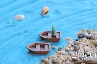 Phụ kiện chậu kiểng(sét thuyền 1 lớn 1 nhỏ)
