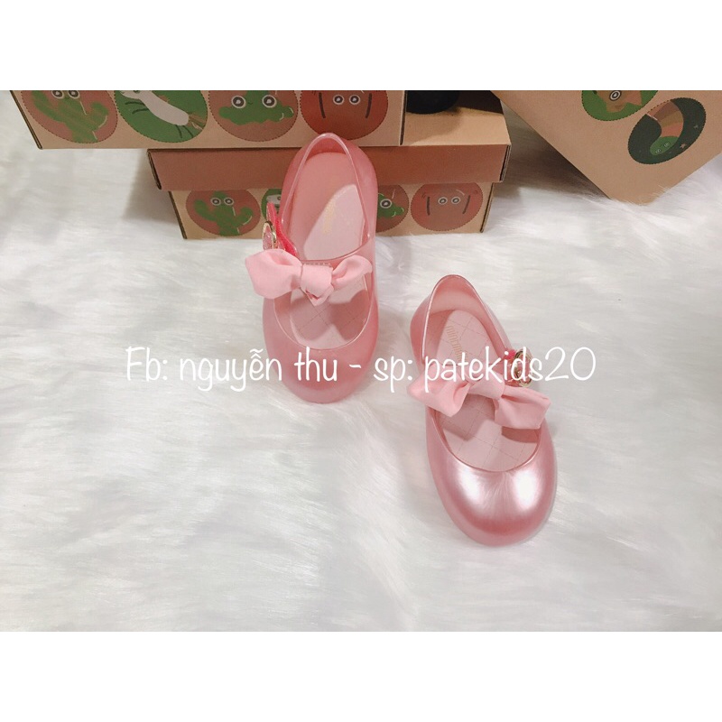 Giầy nhựa thơm melissa cho bé gái, nhựa mềm dẻo không đau chân, cho độ tuổi từ 1-6 tuổi