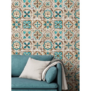 Decal dán tường họa tiết GẠCH BÔNG – HT 102