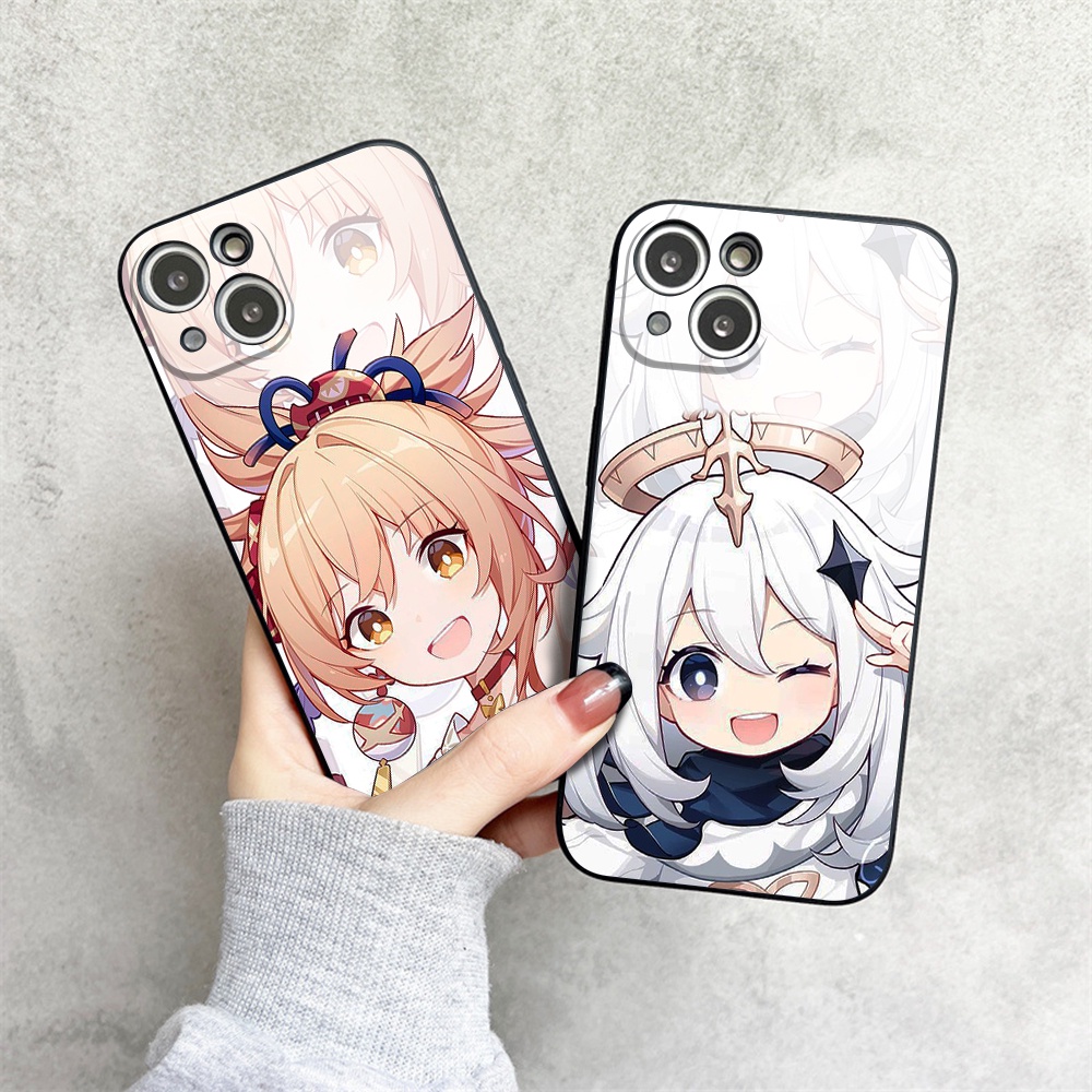 Hàng Sẵn Sàng‍/ / Ốp Điện Thoại Mềm Chống Rơi Chống Sốc Bảo Vệ Camera Cho iPhone 11 13 pro max 12 pro max 12Mini genshin derivative