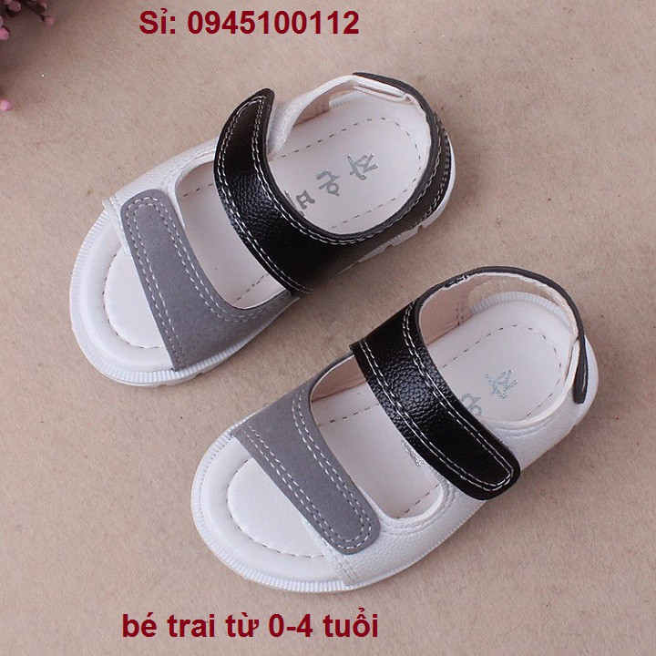Dép quai hậu bé trai và bé gái 3 tháng-4 tuổi, [Giảm giá] dép tập đi