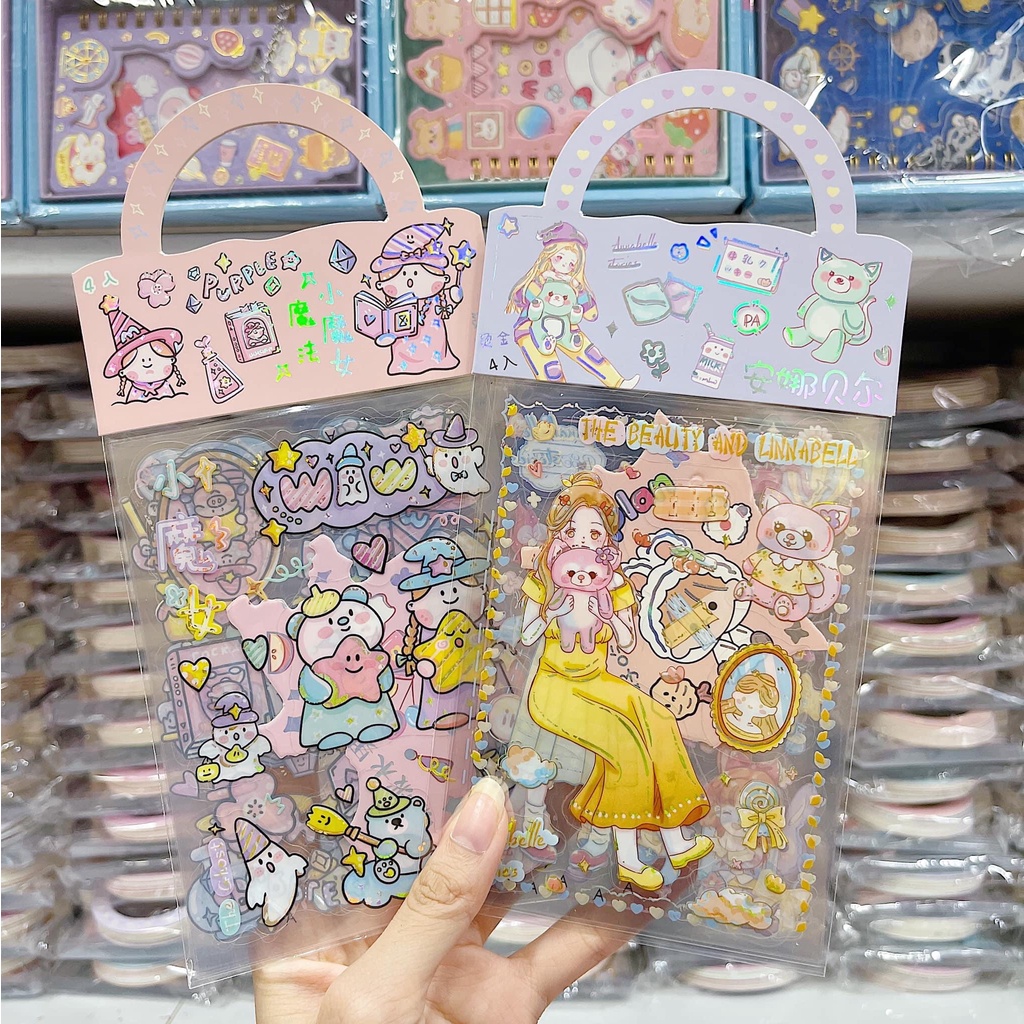 Set sticker cute, hình dán dễ thương