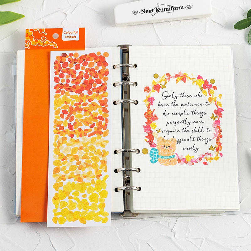 1 Miếng Dán Hình Cây Màu Sắc Lấp Lánh