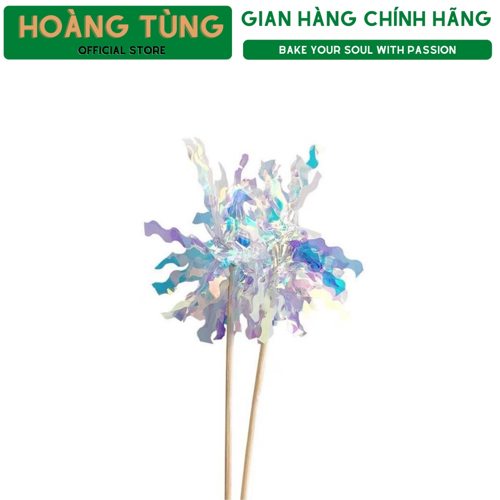 Set trang trí bánh sinh nhật, bánh kem, bông xù