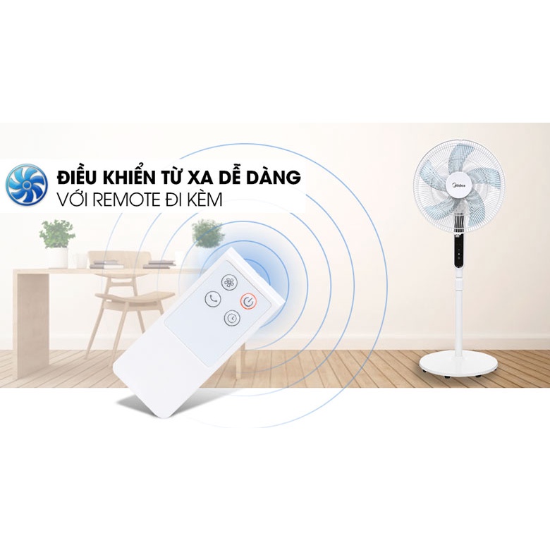 Quạt inverter 35W 5 cánh Midea FS40-19PRD