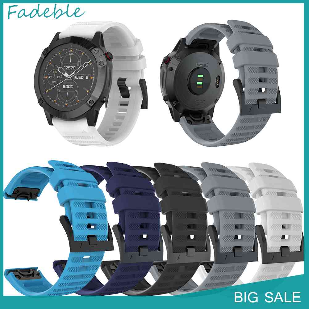 Dây Đeo Silicone 26mm Cho Garmin Fenix 6X
