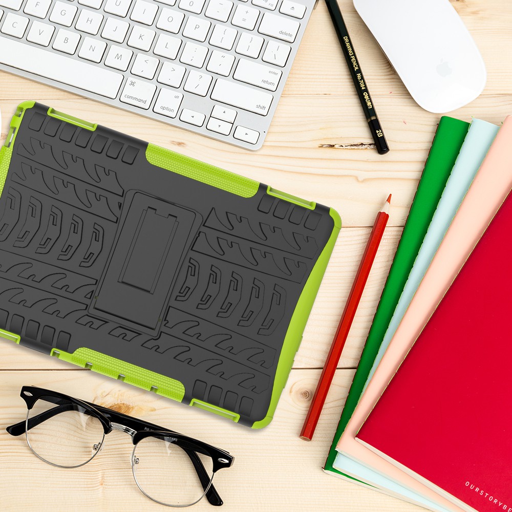 For Huawei Mediapad M5 Lite 10.0 Rugged Shockproof Tire Tread Rubber Case Cover