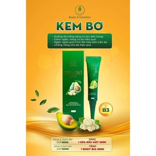 Kem bơ cấy trắng nano