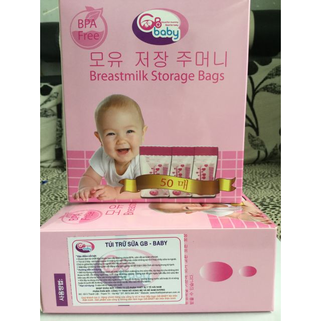 Túi trữ sữa Gb Baby 250ml