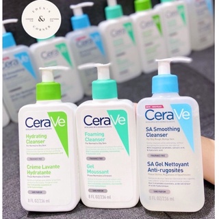 Sữa Rửa Mặt CeraVe 236ml - 3 loại